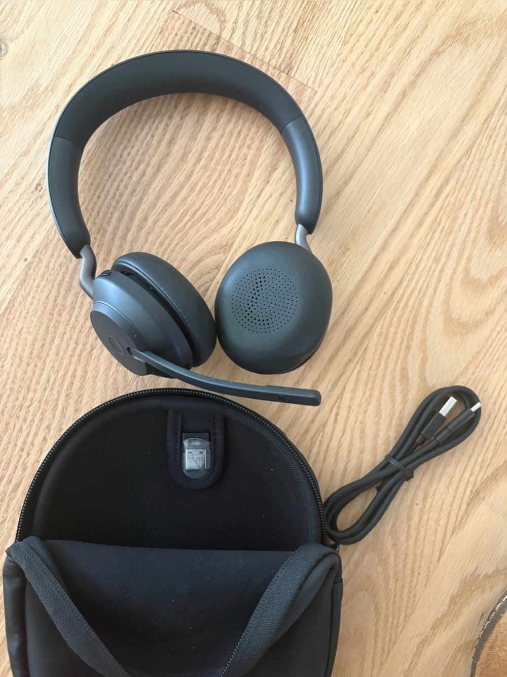 Jabra Evolve2 65 Wireless Stereo Headset NWOT + Case & USB Dongle